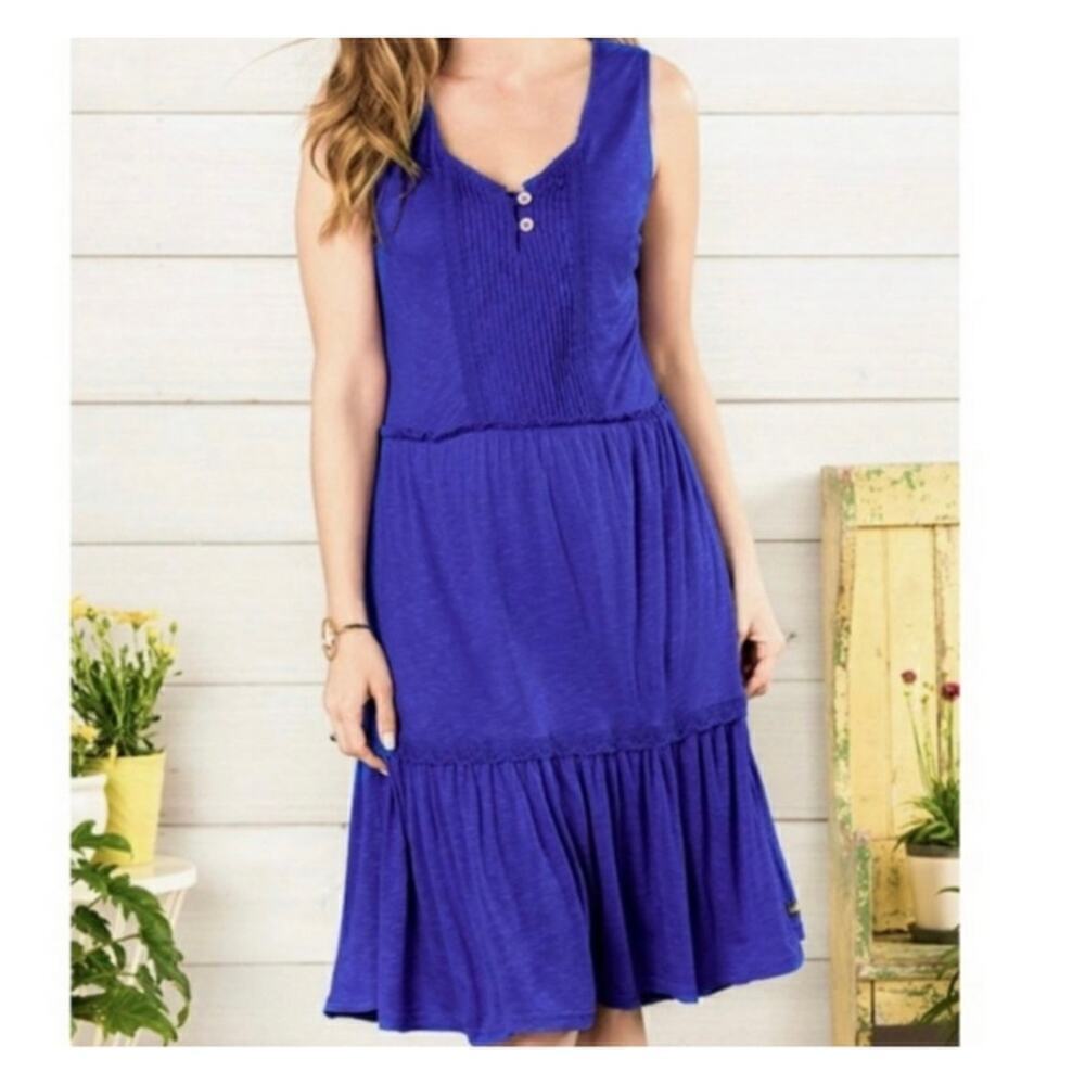 Matilda Jane Adventure Begins Into the Blue Dress Size Medium